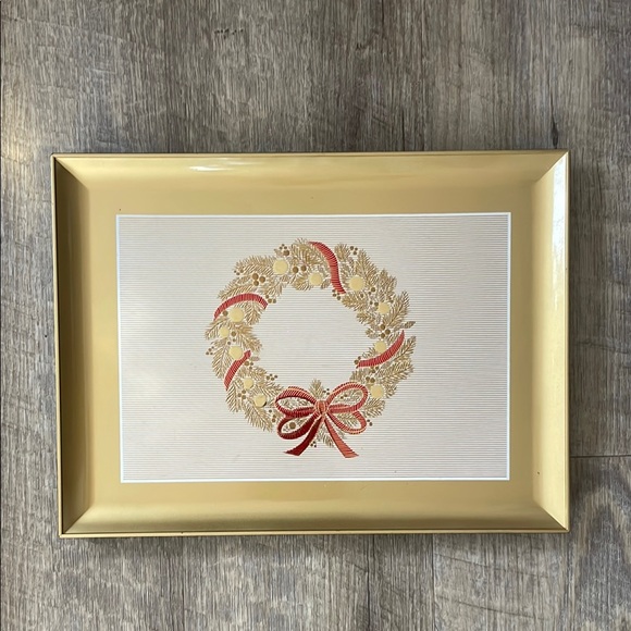 Vintage Other - •| vintage otigari holiday tray